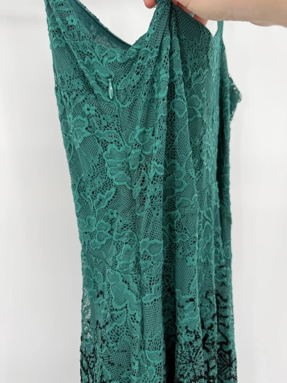 Free‎ People Lace Slip Dress Boho Fairy Grunge Babydoll Medium Forest Whimsical